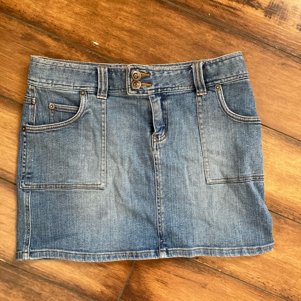 Y2K Duck Head Denim Skirt